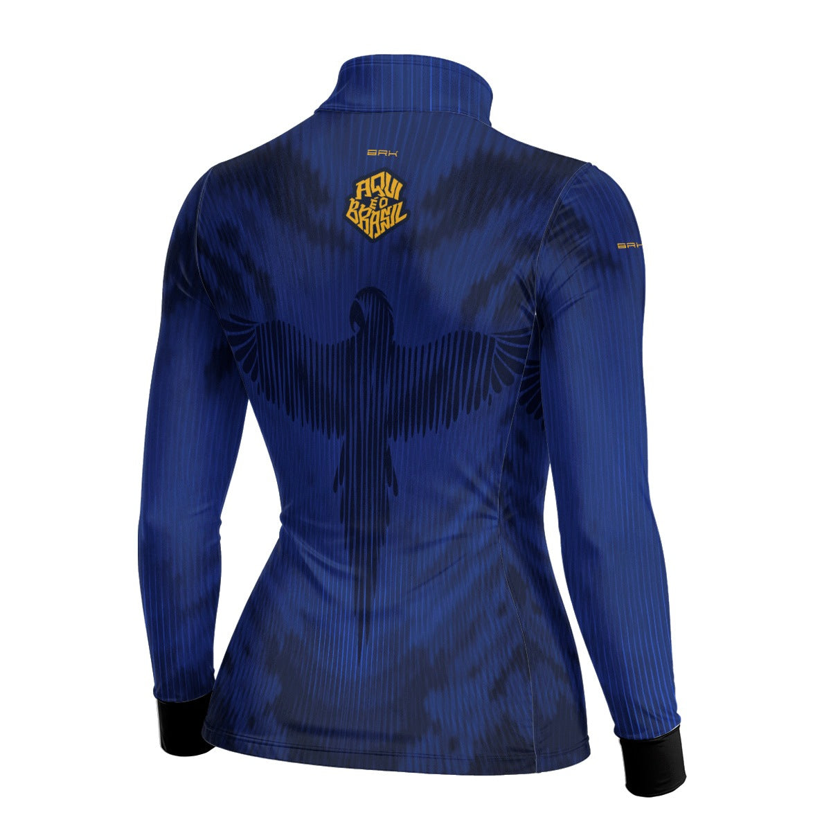 Camisa Brk Feminina Aqui é o Brasil Arara Azul com Proteção UV50