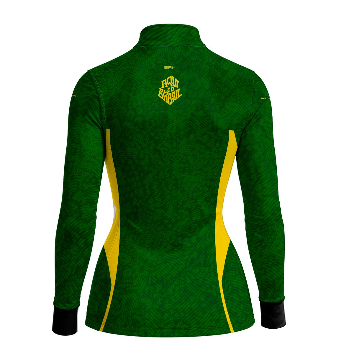 Camisa Brk Feminina Aqui é o Brasil Digital Verde com Proteção UV50