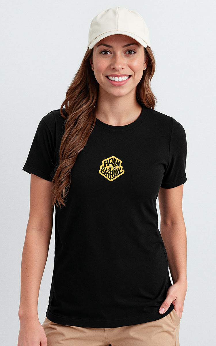 Camiseta Básica de Algodão Brk Brasil Música
