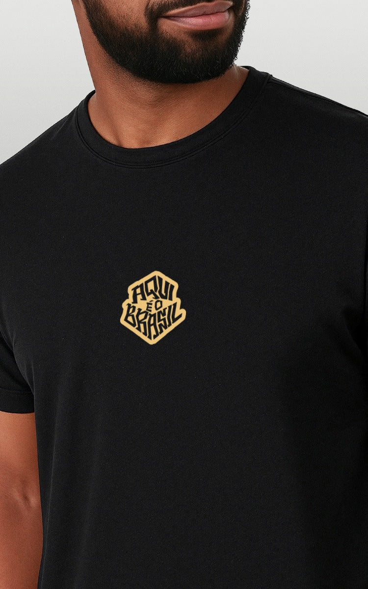 Camiseta Básica de Algodão Brk Capivara da Sorte
