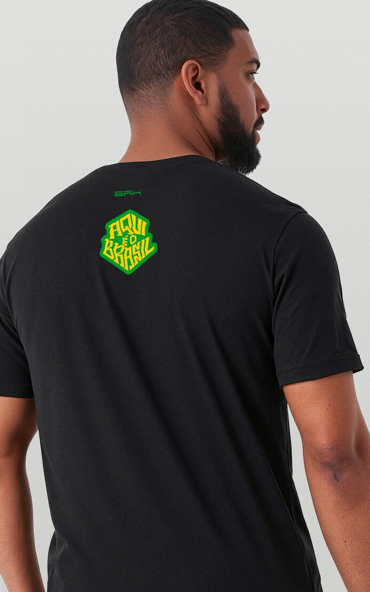 Camiseta Básica de Algodão Brk Rumo ao Hexa