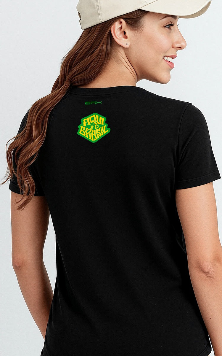Camiseta Básica de Algodão Brk Rumo ao Hexa