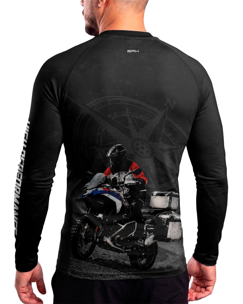 Camisa Brk BMW GS R1300 Adventure Rosa dos Ventos com Proteção UV50