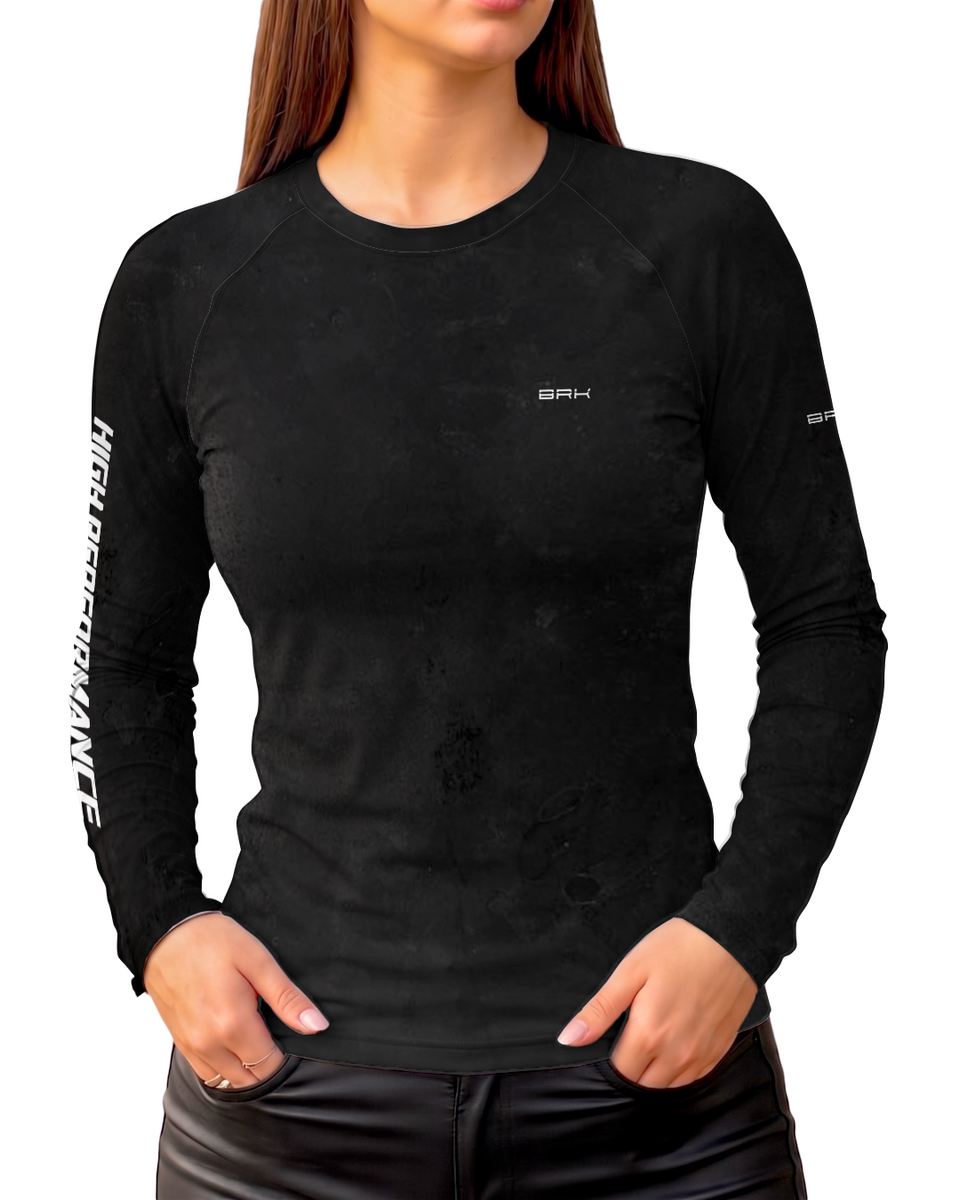 Camisa Feminina Brk BMW GS R1300 Adventure Rosa dos Ventos com Proteção UV50