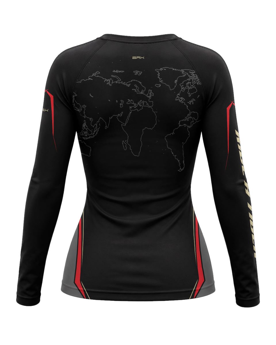Camisa Feminina Brk Triumph 1200 Clean Preto com Proteção UV50