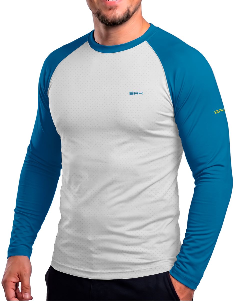 Camisa Brk Suzuki Storm 800 Clean Azul com Proteção UV50