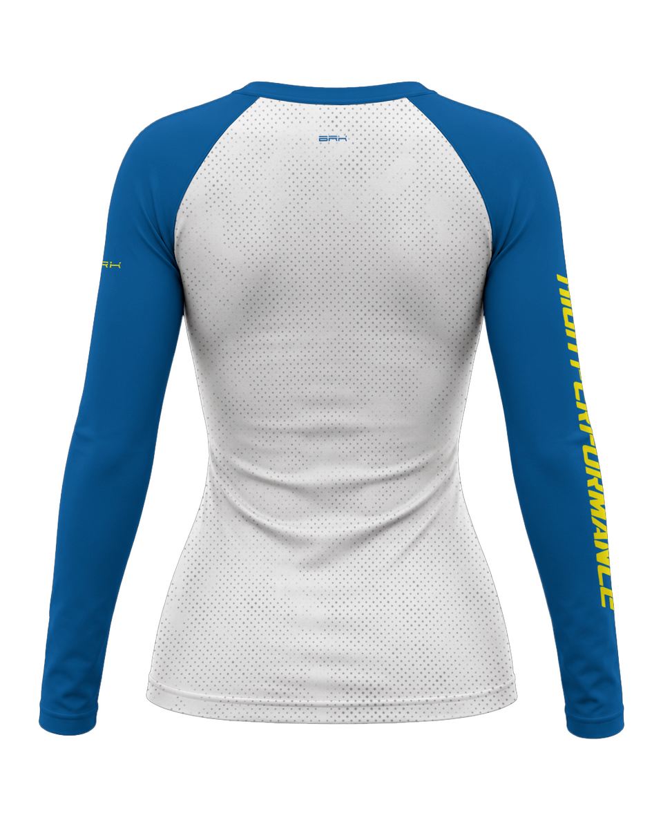 Camisa Feminina Brk Suzuki Storm 800 Clean Azul com Proteção UV50