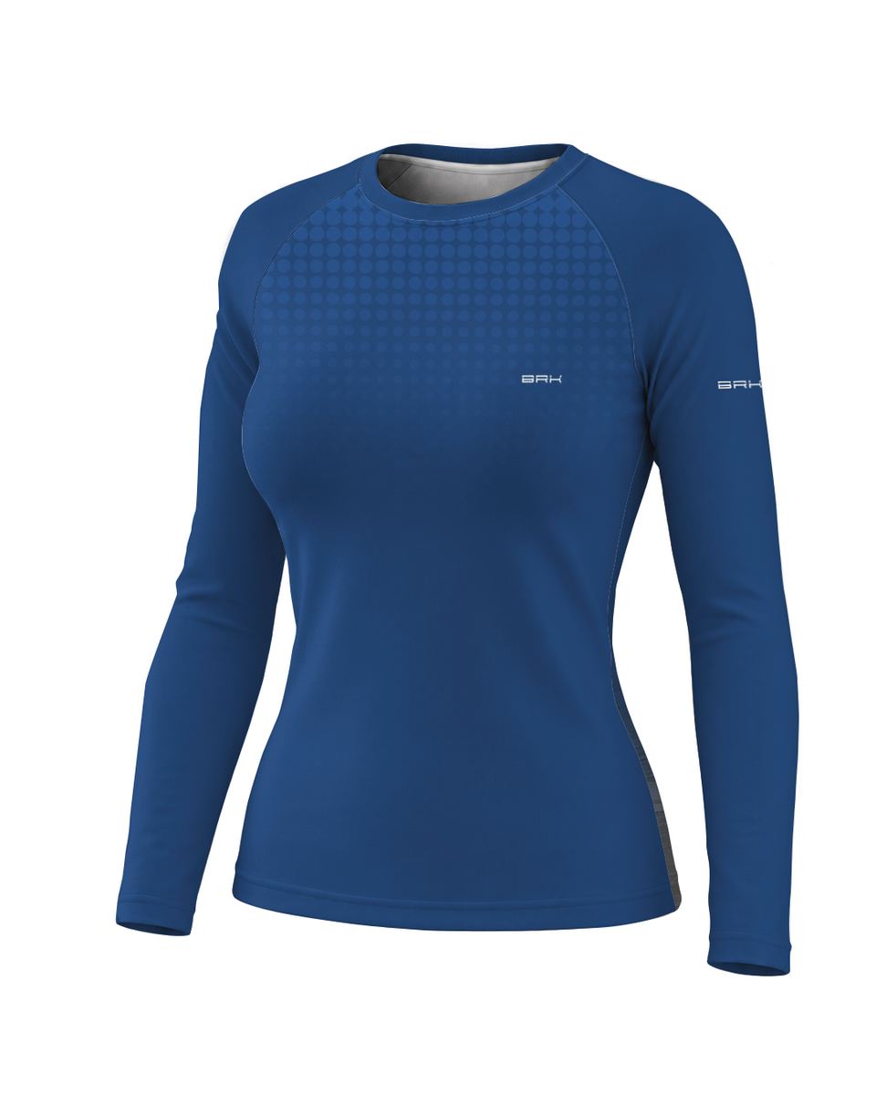 Camisa Feminina Brk Honda Africa Twin CRF 1100L Azul com Proteção UV50
