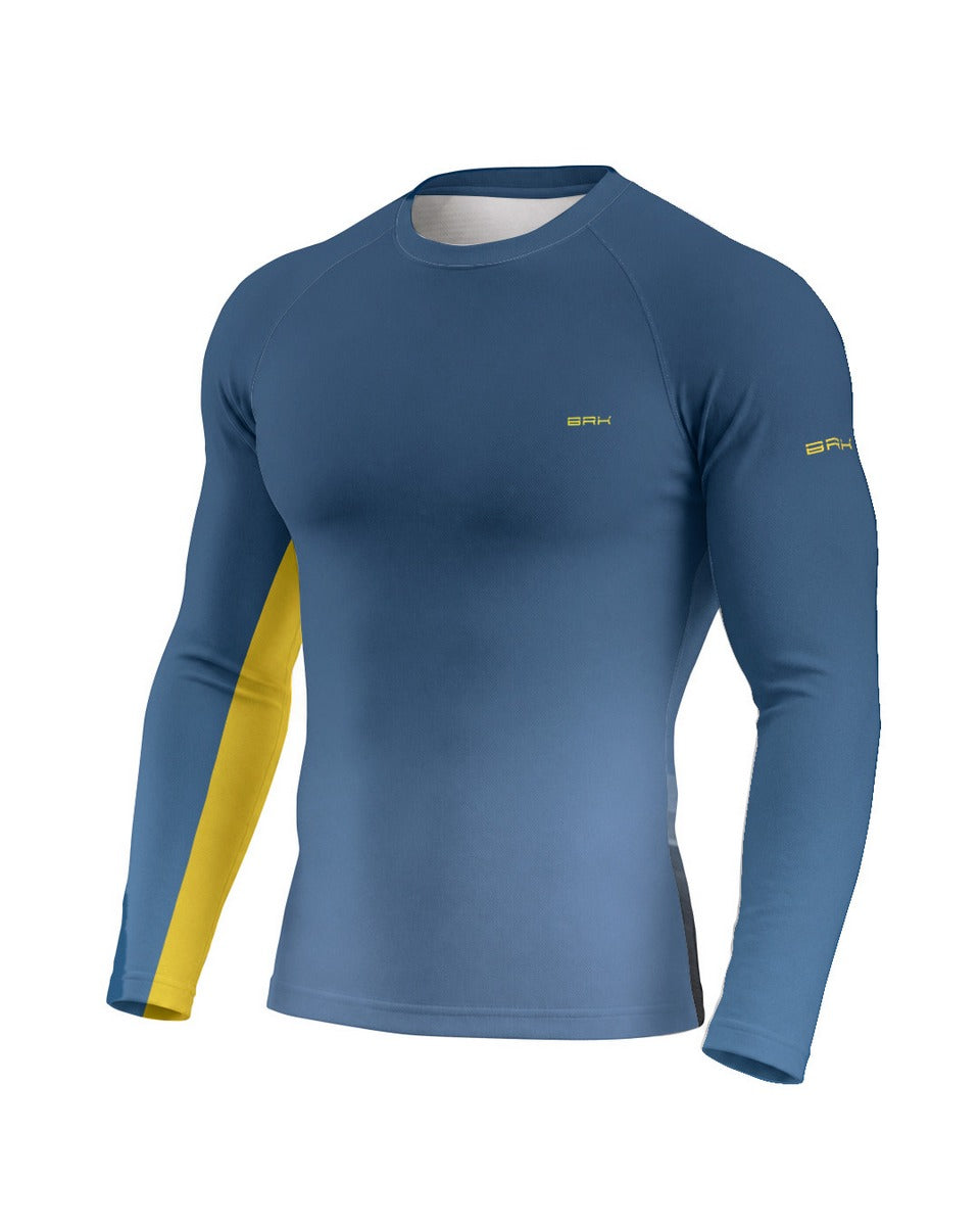 Camisa Brk Suzuki V Storm 650 Degradê Azul com Proteção UV50