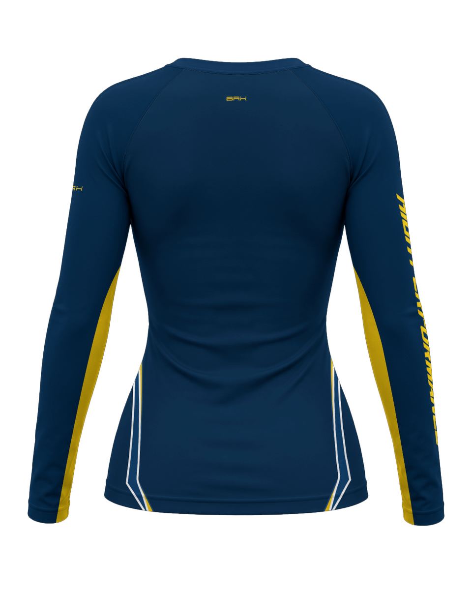 Camisa Feminina Brk Suzuki V Storm 650 Azul com Proteção UV50