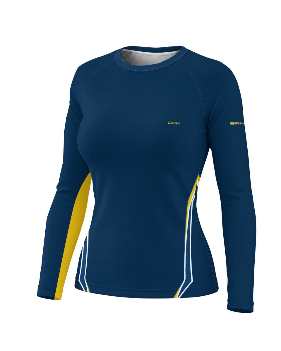 Camisa Feminina Brk Suzuki V Storm 650 Azul com Proteção UV50