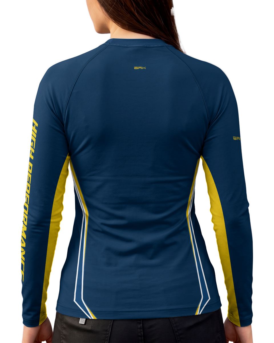 Camisa Feminina Brk Suzuki V Storm 650 Azul com Proteção UV50