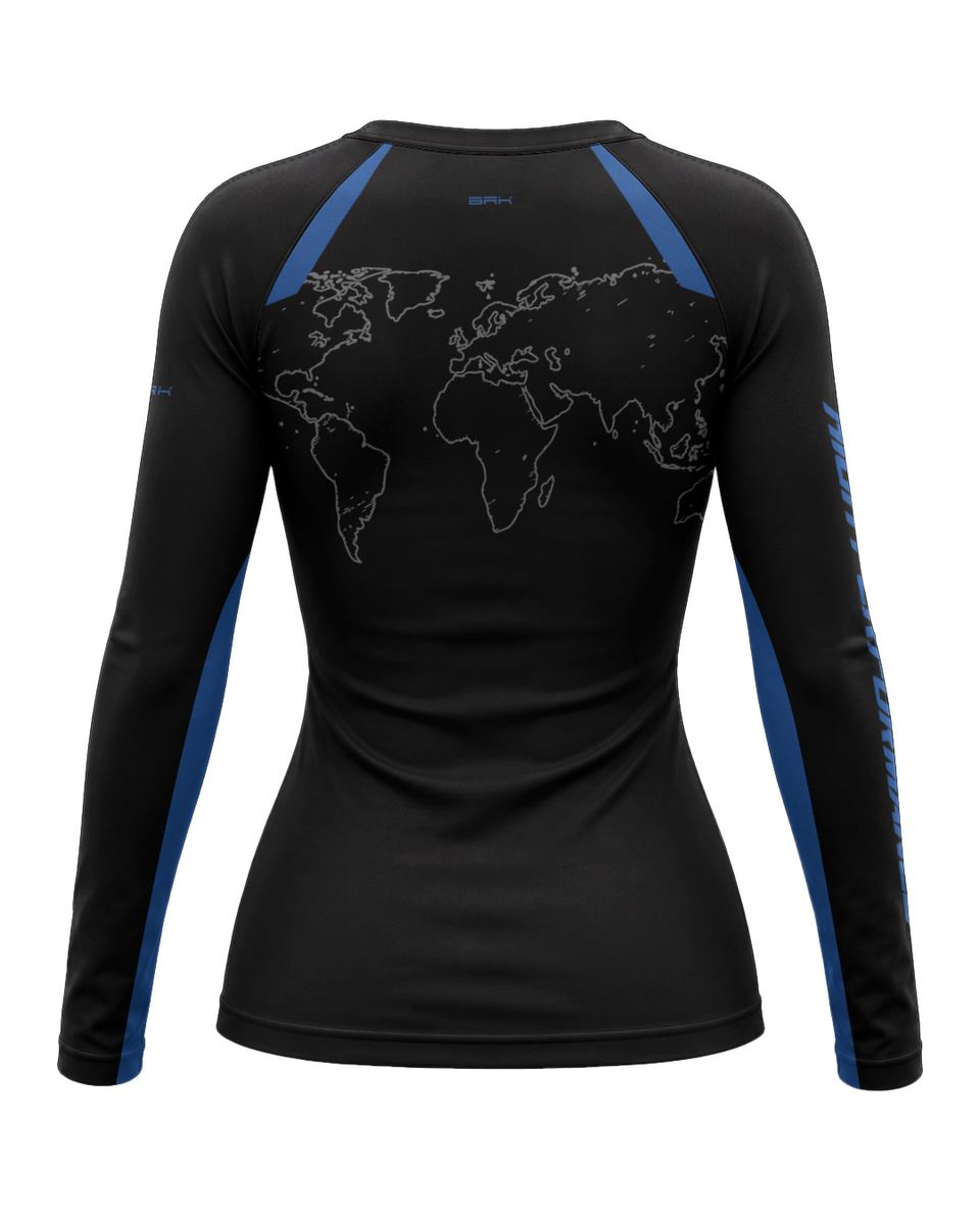 Camisa Feminina Brk BMW GS R1300 Preto com Proteção UV50