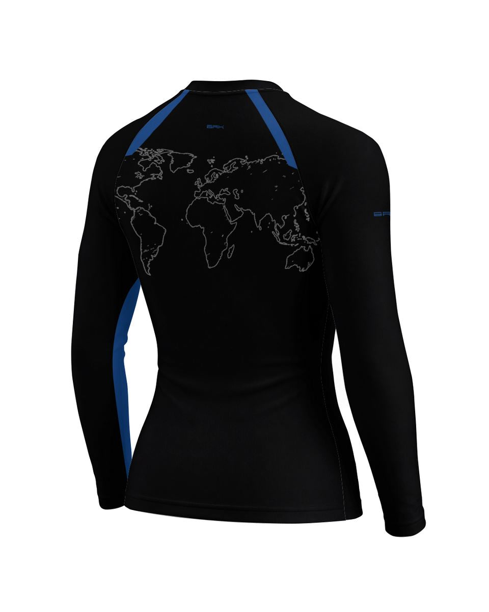 Camisa Feminina Brk BMW GS R1300 Preto com Proteção UV50