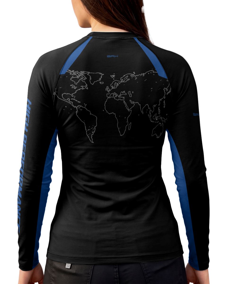 Camisa Feminina Brk BMW GS R1300 Preto com Proteção UV50