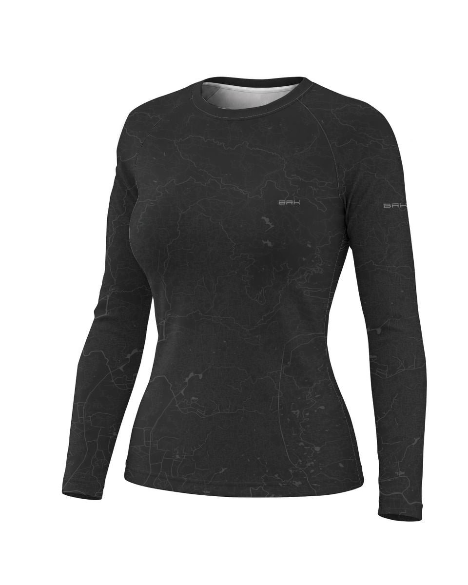Camisa Feminina Brk Suzuki V Storm 800 Cinza com Proteção UV50