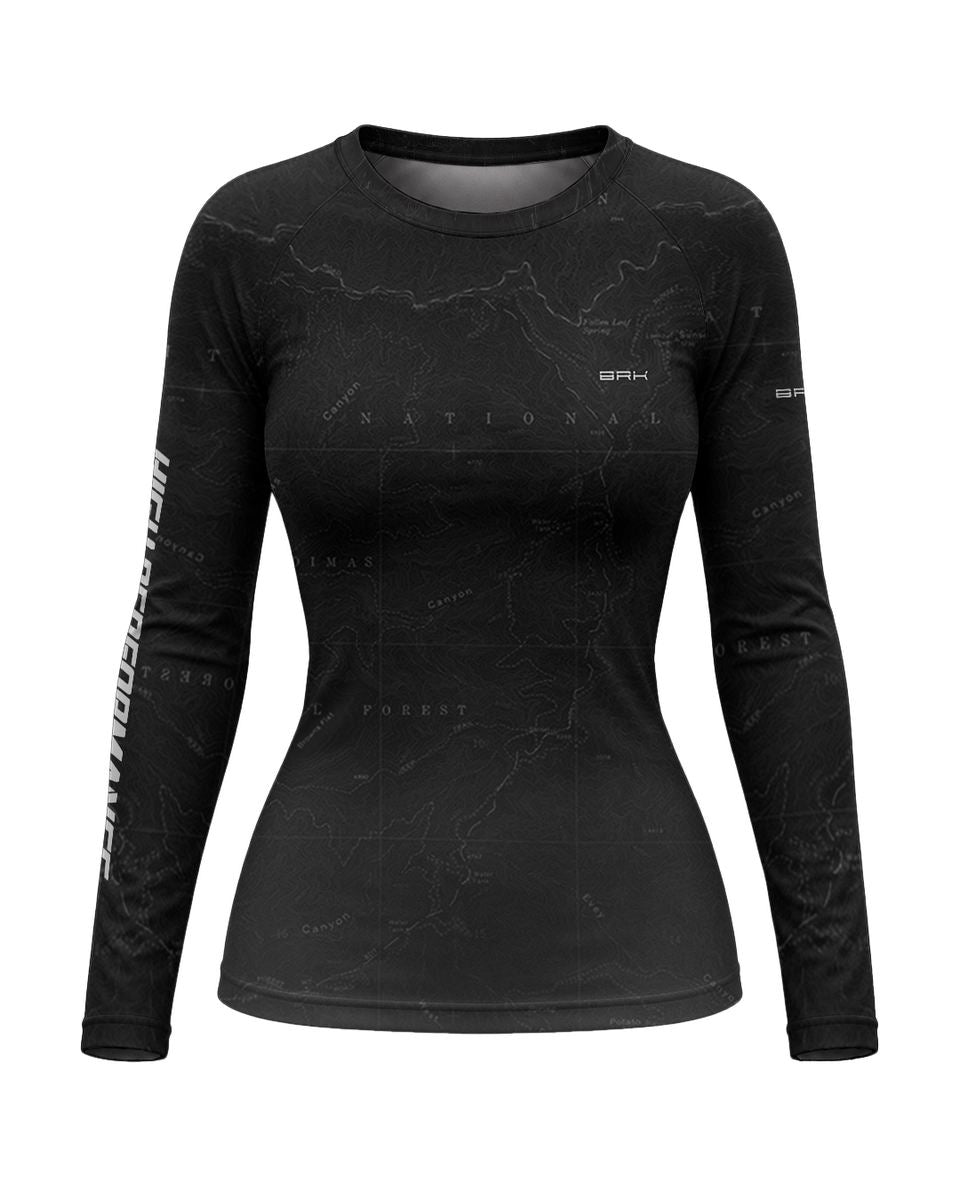 Camisa Feminina Brk Africa Twin Cinza com Proteção UV50