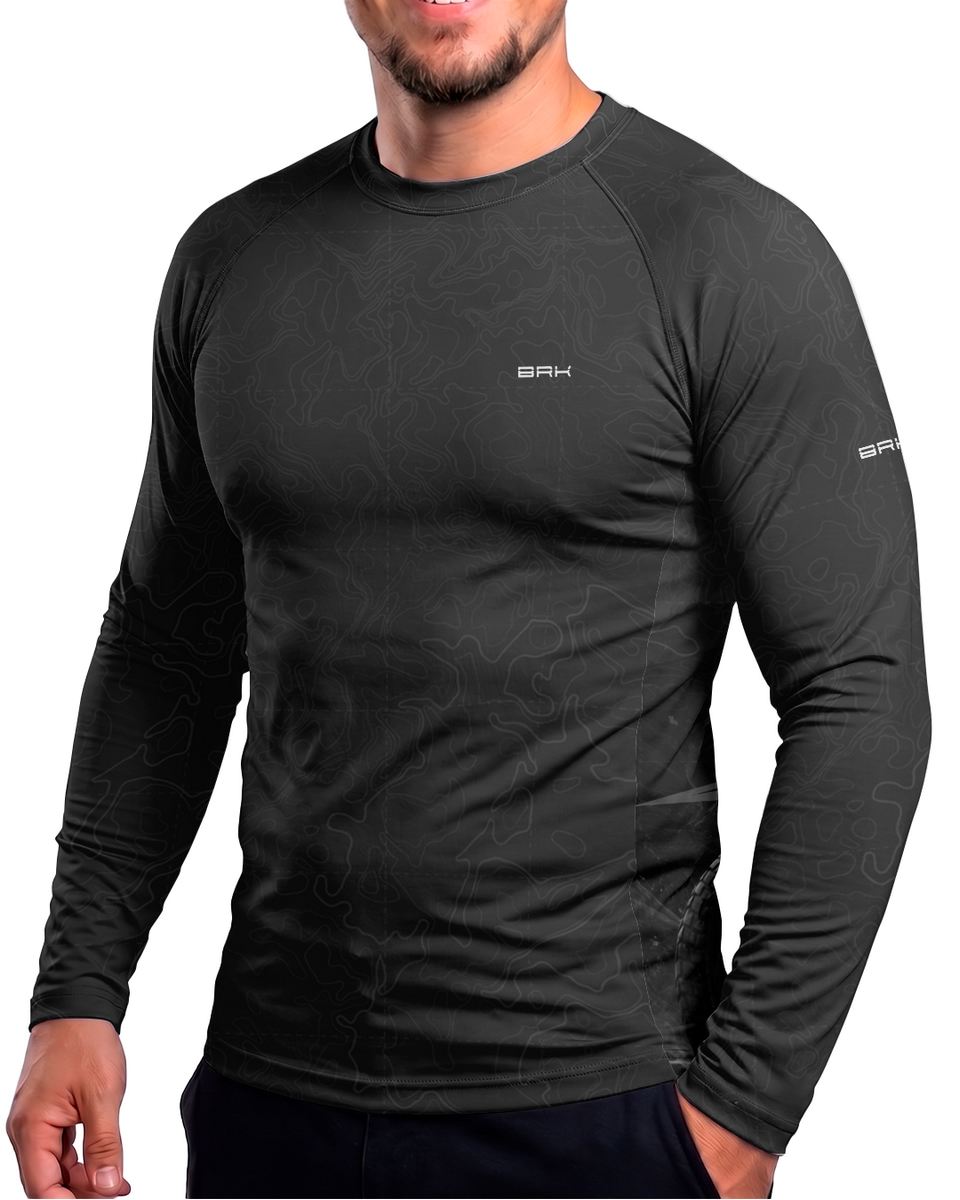 Camisa Brk Big Trail Himalayan Preto com Proteção UV50