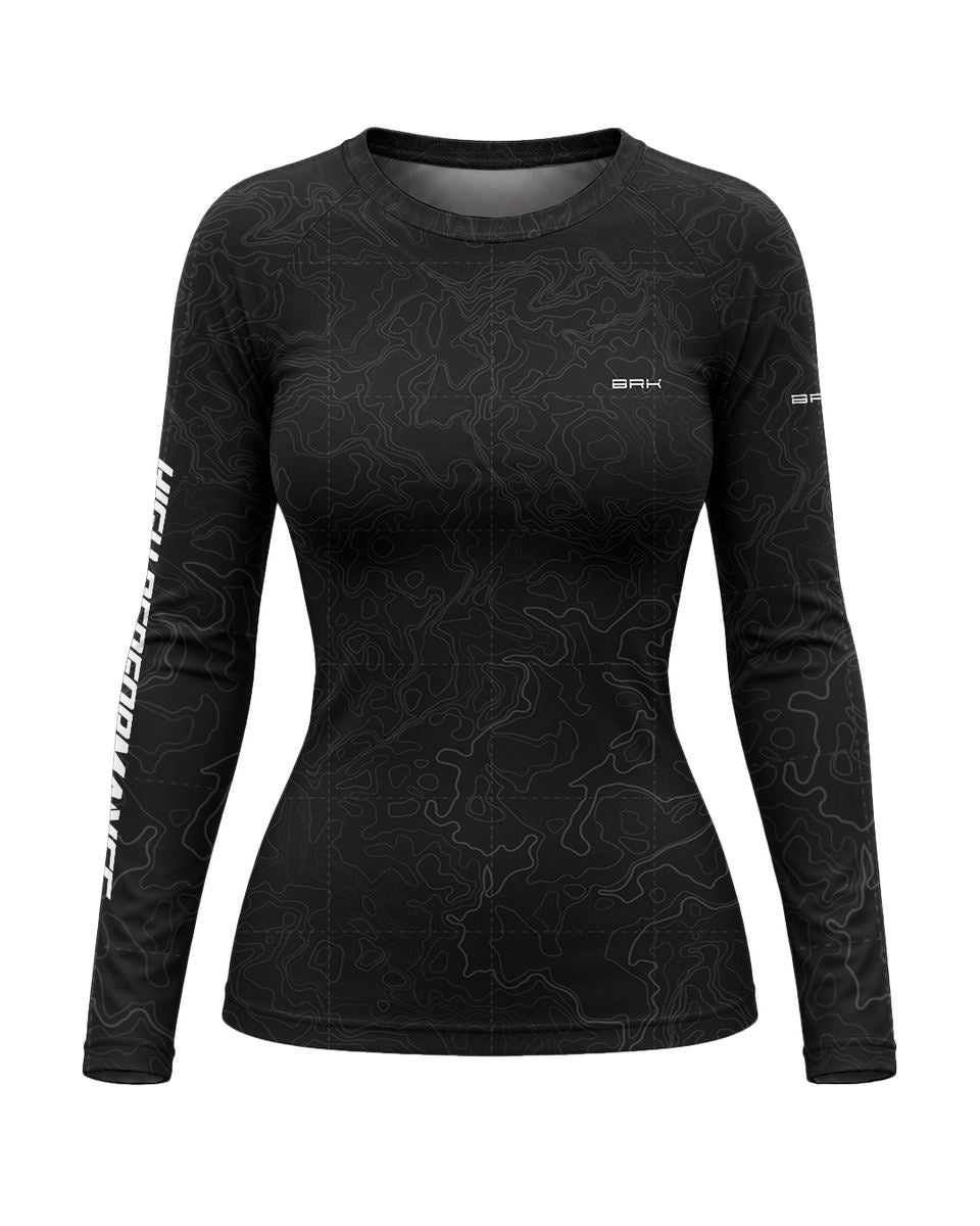 Camisa Feminina Brk Big Trail Himalayan Preto com Proteção UV50