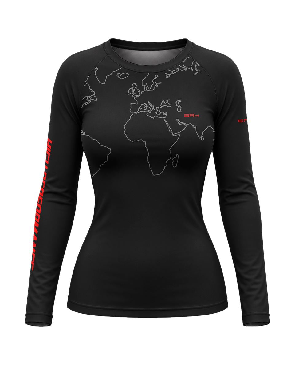 Camisa Feminina Brk Big Trail Himalayan Cinza com Proteção UV50