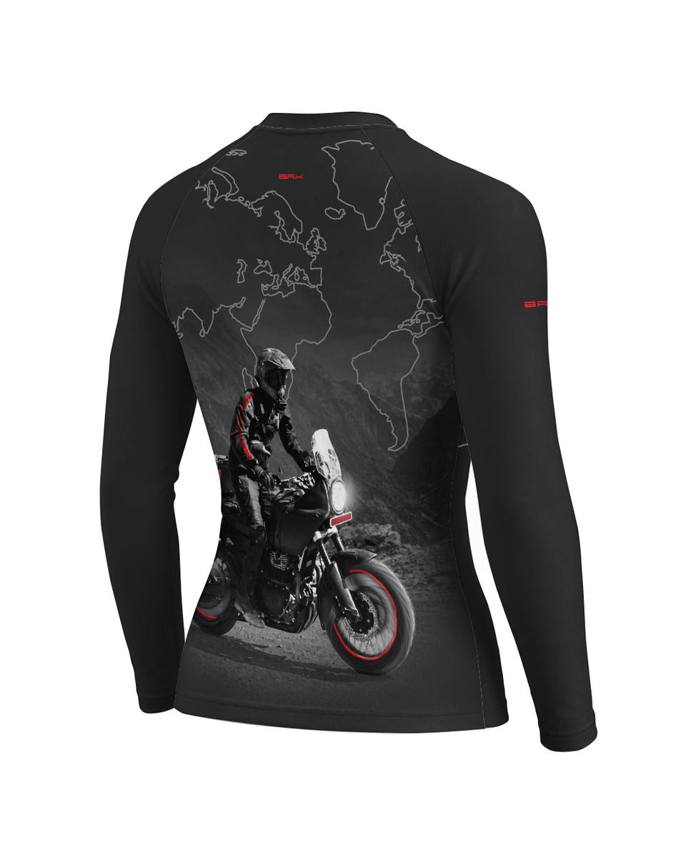 Camisa Feminina Brk Big Trail Himalayan Cinza com Proteção UV50