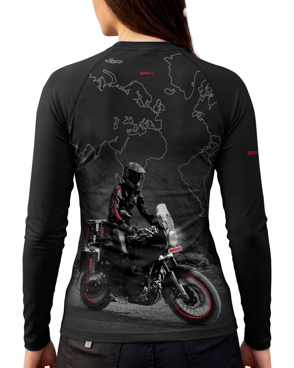 Camisa Feminina Brk Big Trail Himalayan Cinza com Proteção UV50