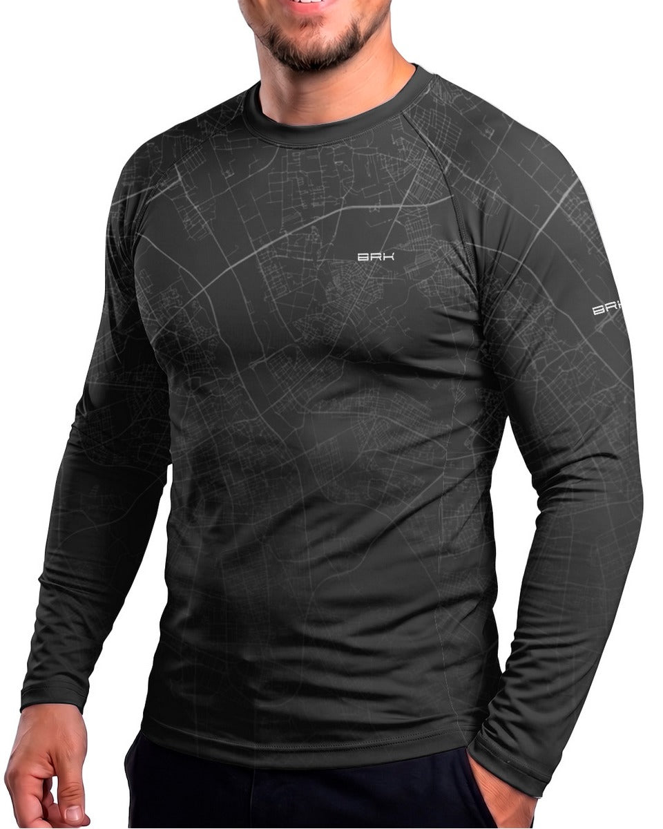Camisa Brk Big Trail Blueprint com Proteção UV50