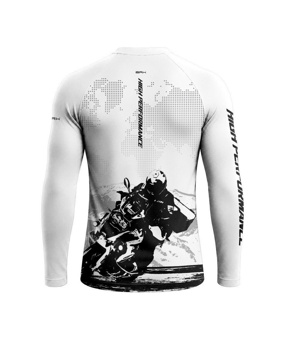 Camisa Brk GS R1300 Branca com Proteção UV50