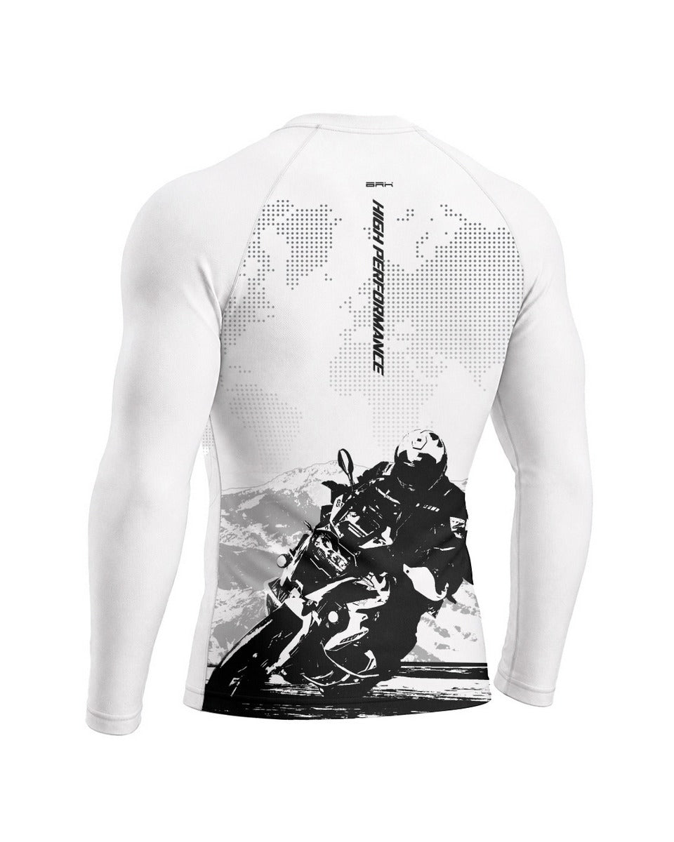 Camisa Brk GS R1300 Branca com Proteção UV50