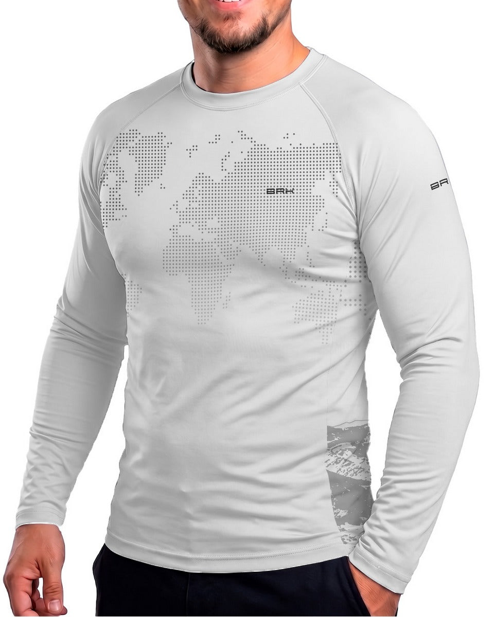 Camisa Brk GS R1300 Branca com Proteção UV50