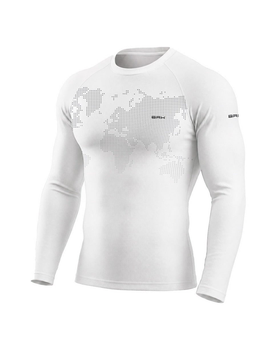 Camisa Brk GS Global Map Branca com Proteção UV50