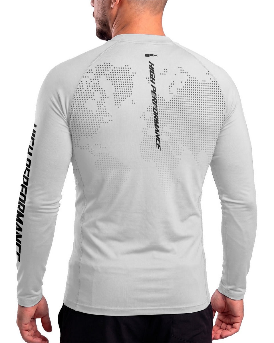 Camisa Brk GS Global Map Branca com Proteção UV50