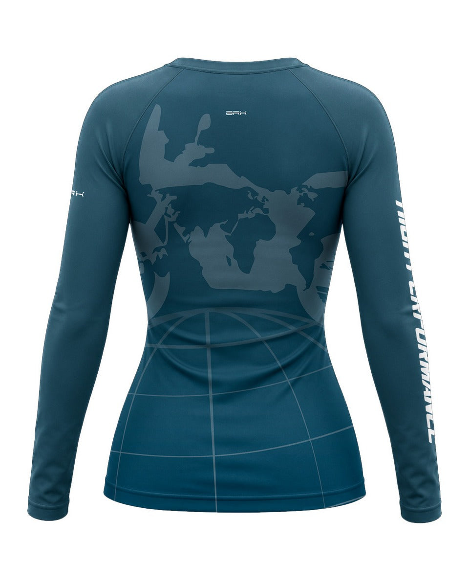 Camisa Feminina Brk GS World Rider com Proteção UV50