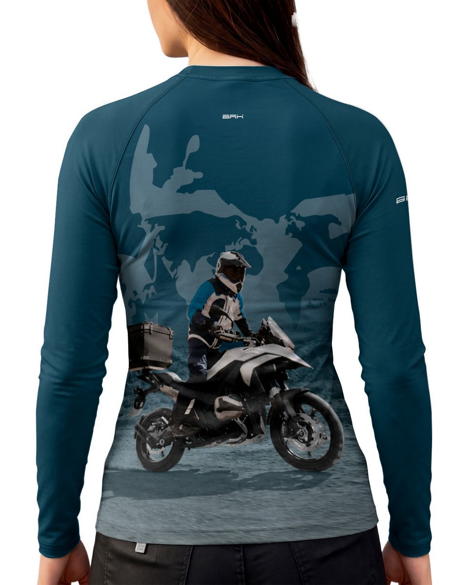 Camisa Feminina Brk GS R1300 Expedition com Proteção UV50