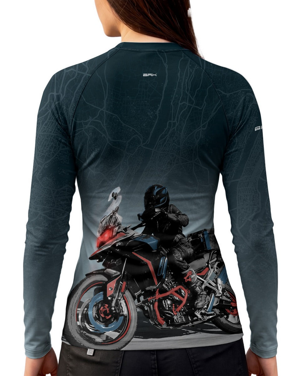 Camisa Feminina Brk Tiger 900 Urban Explorer com Proteção UV50