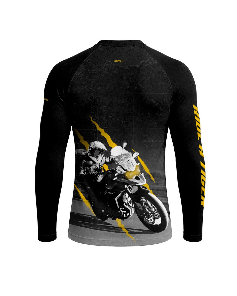 Camisa Brk Tiger 900 Apex Rider Preta com Proteção UV50