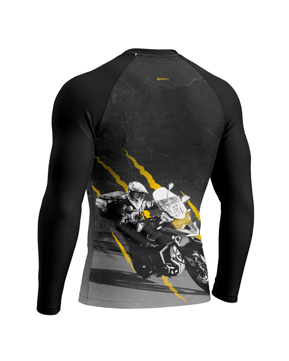 Camisa Brk Tiger 900 Apex Rider Preta com Proteção UV50