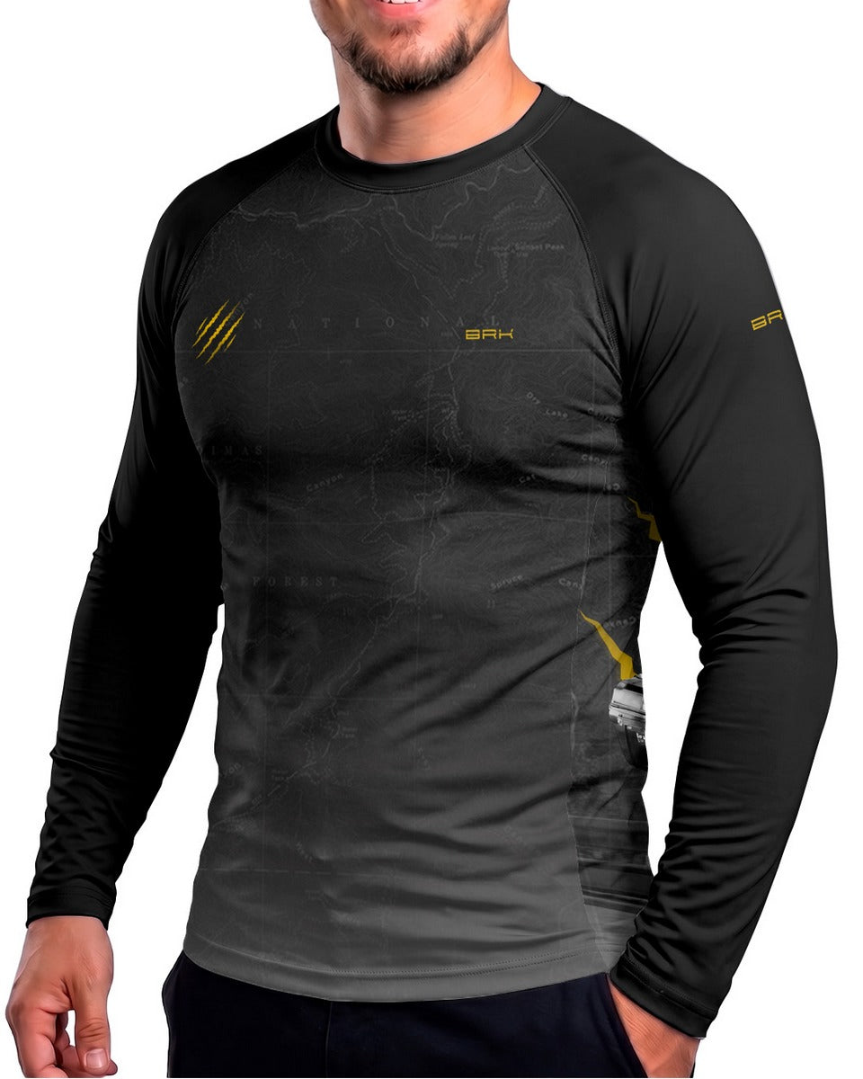 Camisa Brk Tiger 900 Apex Rider Preta com Proteção UV50