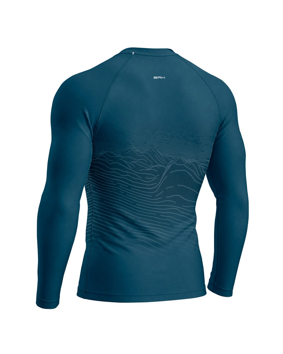 Camisa Brk Mountain Explorer Azul com Proteção UV50