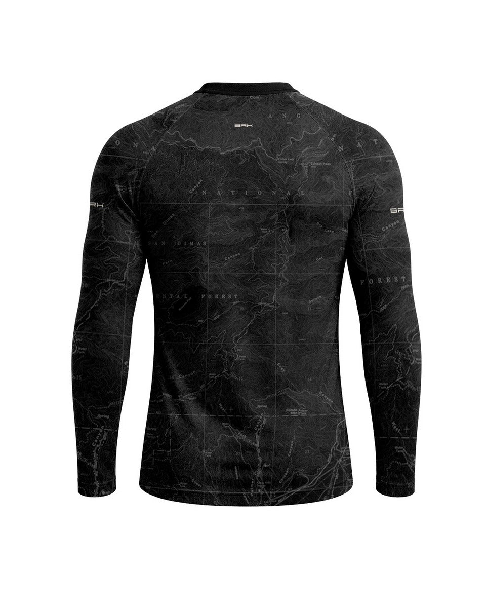 Camisa Brk Big Trail Explore the World Preta com Proteção UV50