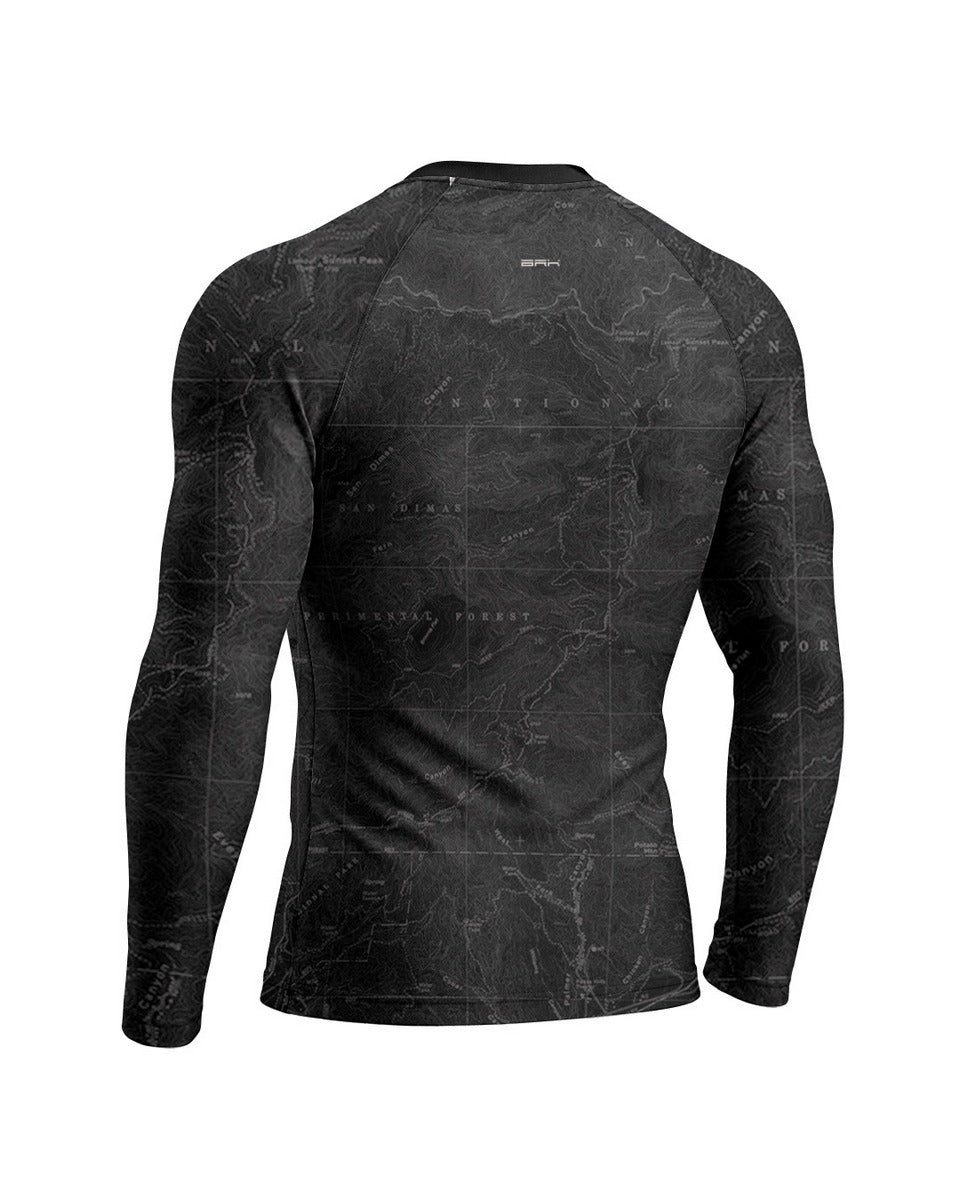 Camisa Brk Big Trail Explore the World Preta com Proteção UV50