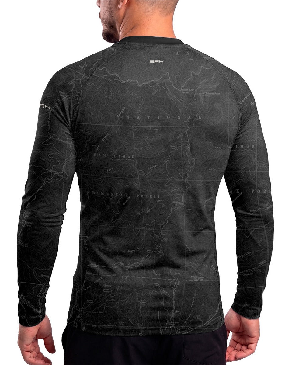 Camisa Brk Big Trail Explore the World Preta com Proteção UV50