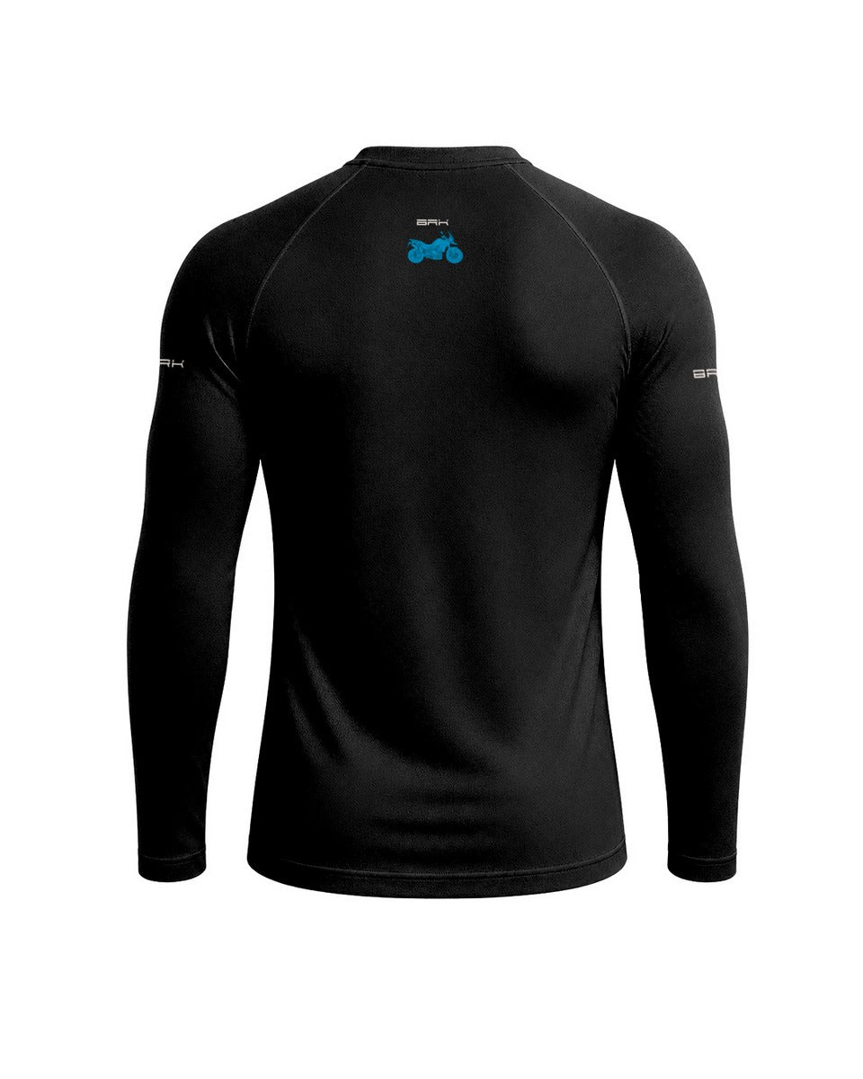 Camisa Motociclismo Brk Eternal Expedition Preta com Proteção UV50
