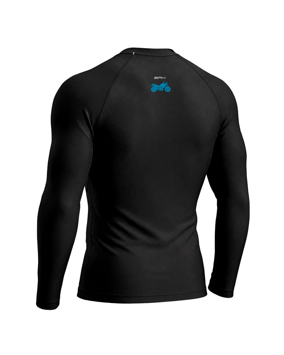 Camisa Motociclismo Brk Eternal Expedition Preta com Proteção UV50