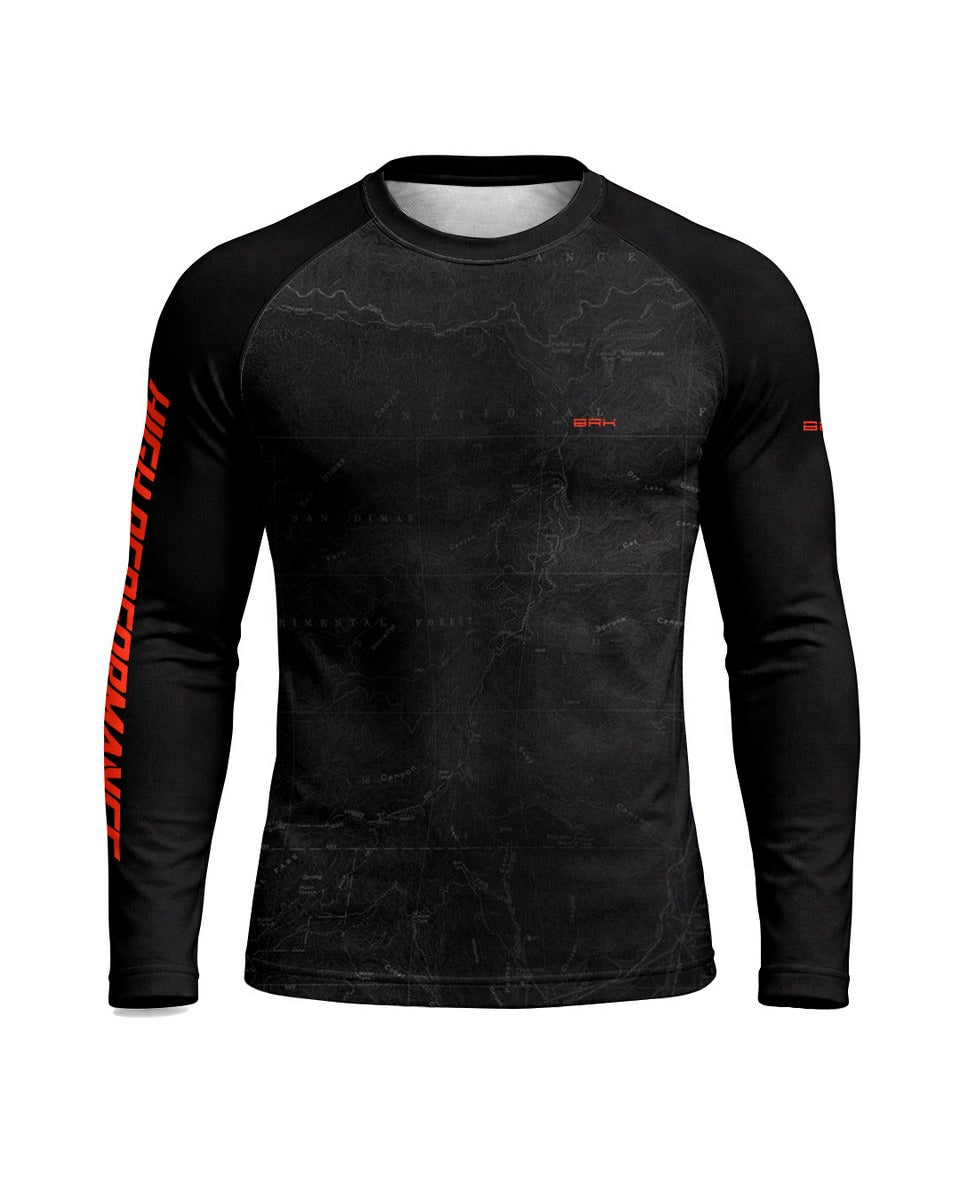 Camisa Motociclismo Brk Tiger 900 Living In Expedition Preta com Proteção UV50