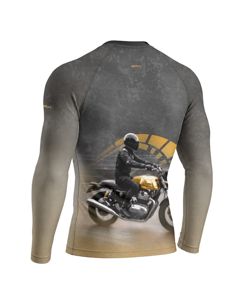 Camisa UV50 Segunda Pele Brk Royal Enfield Hunter 350 Custom com UV50+