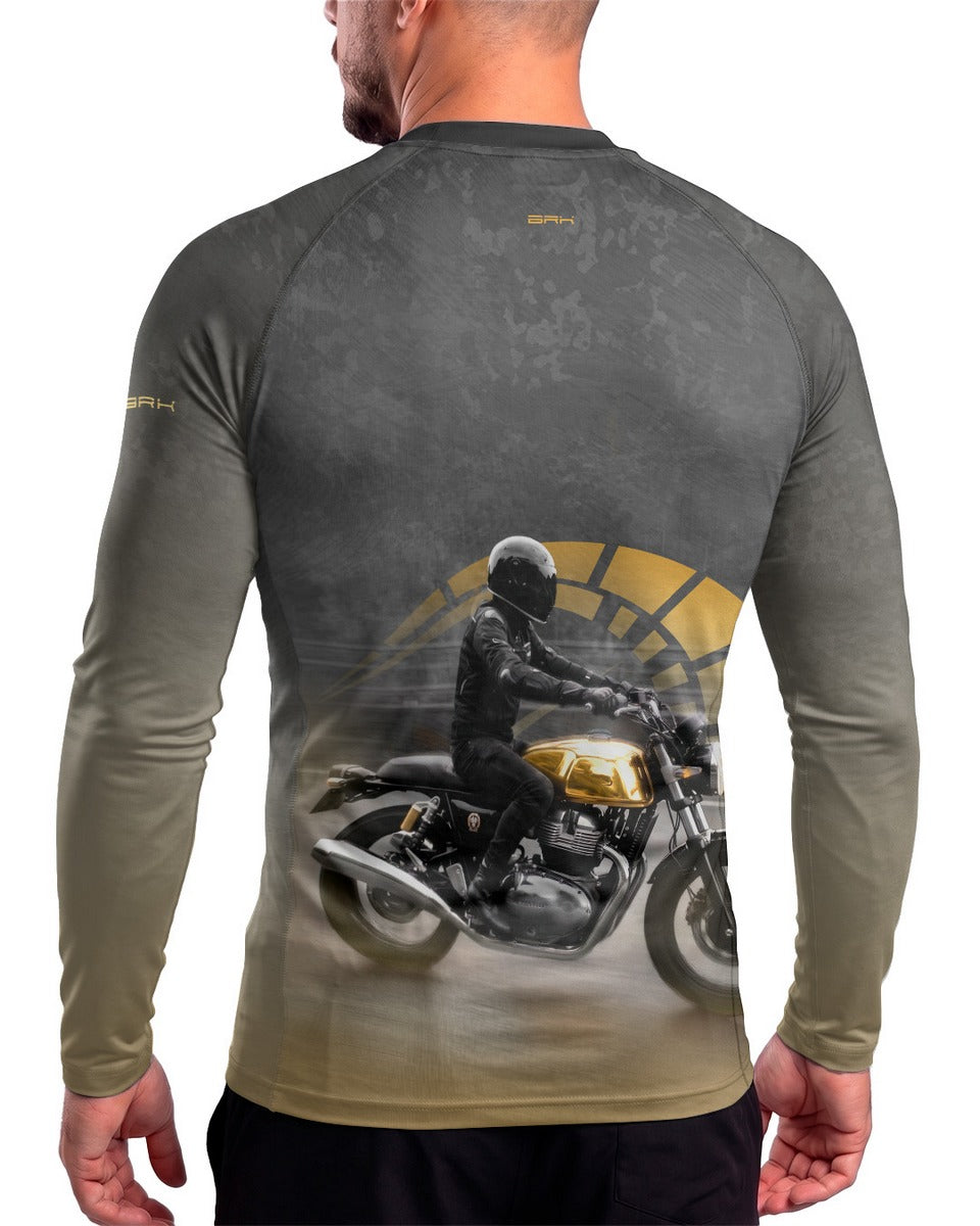 Camisa UV50 Segunda Pele Brk Royal Enfield Hunter 350 Custom com UV50+