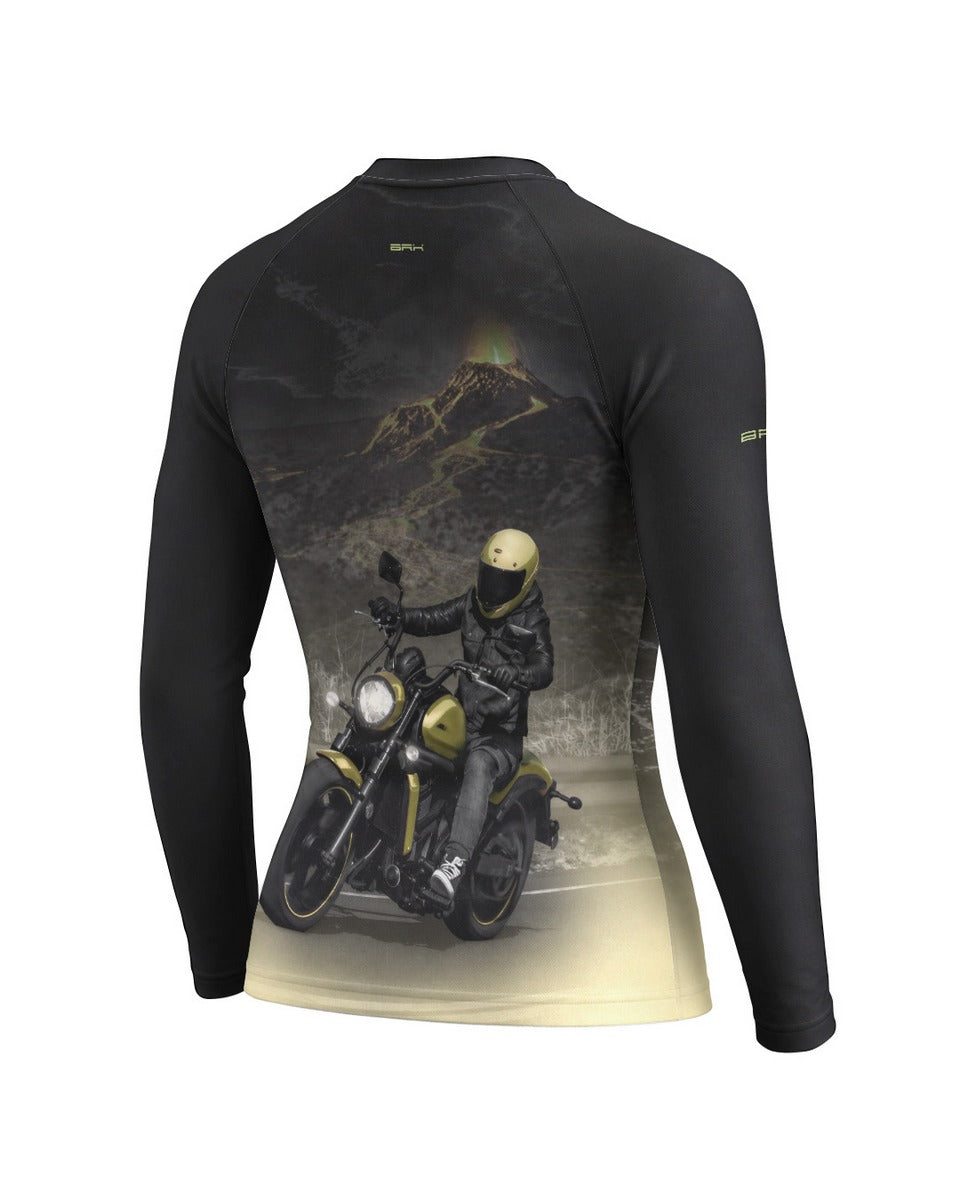 Camisa UV50 Segunda Pele Feminina Brk Custom Vulcan S Kawasaki com UV50+