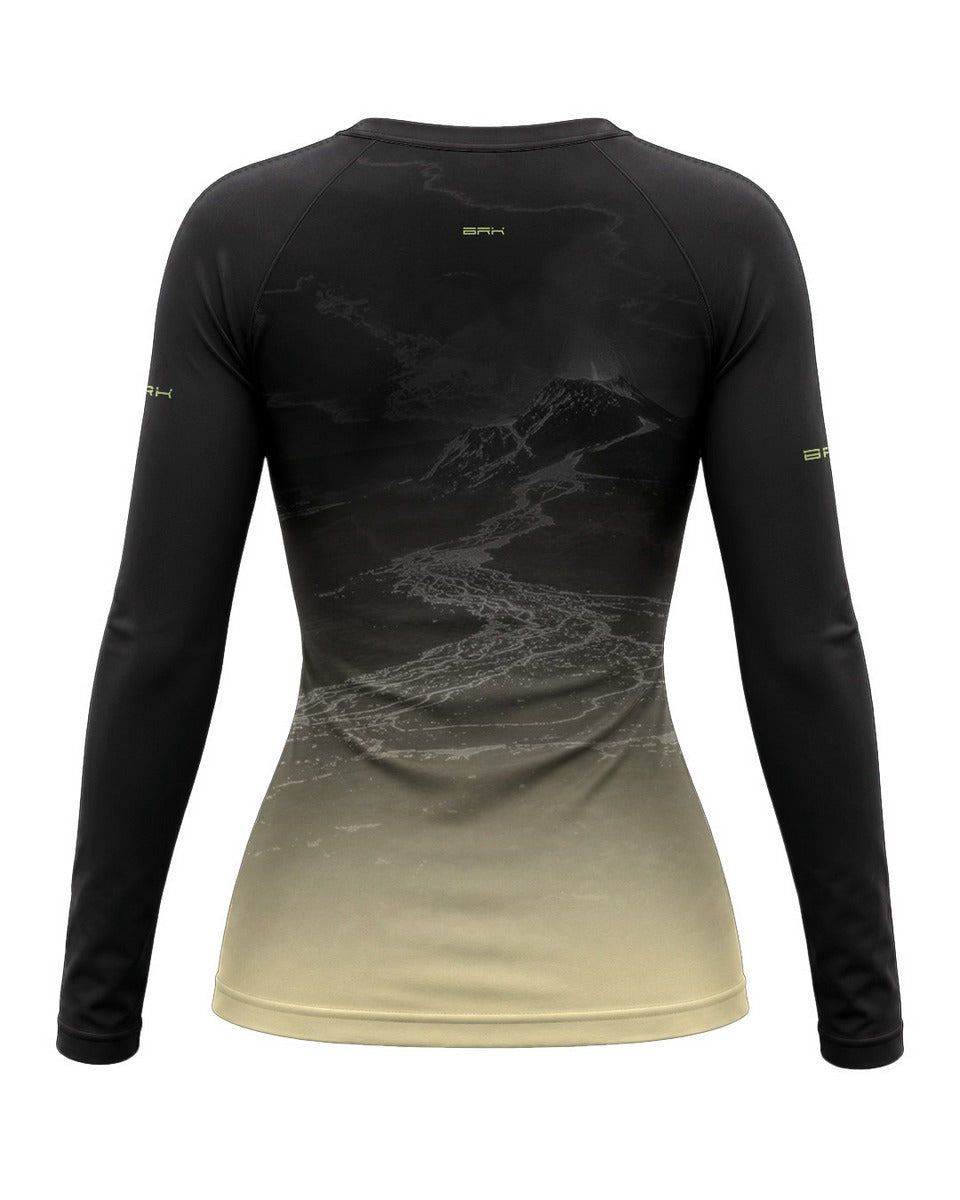 Camisa UV50 Segunda Pele Feminina Brk Custom Vulcan S Kawasaki Minimalista com UV50+