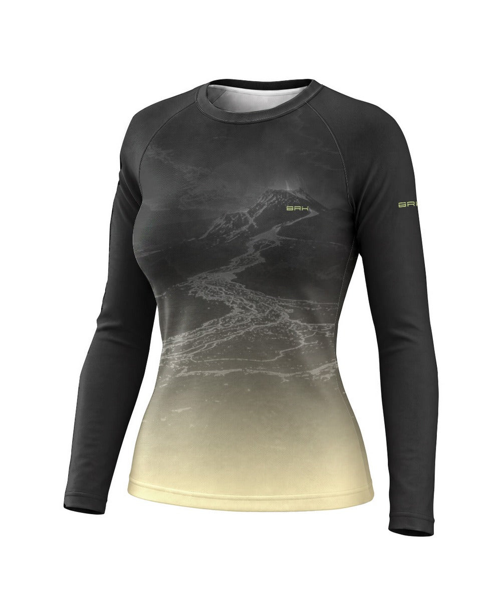 Camisa UV50 Segunda Pele Feminina Brk Custom Vulcan S Kawasaki Minimalista com UV50+